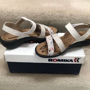 Romika Women's White Sandals